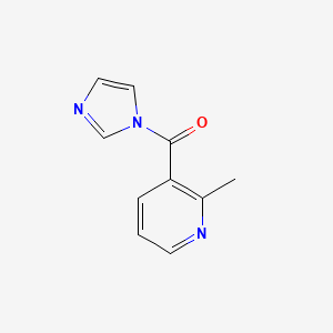 molecular formula C10H9N3O B609403 Imidazol-1-yl-(2-methyl-3-pyridyl)methanone CAS No. 1055970-47-2