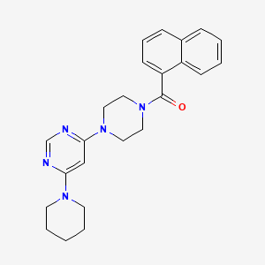 4-[4-(1-naphthoyl)-1-piperazinyl]-6-(1-piperidinyl)pyrimidine