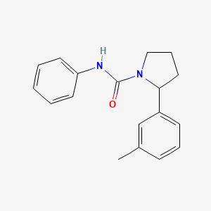 2-(3-methylphenyl)-N-phenyl-1-pyrrolidinecarboxamide