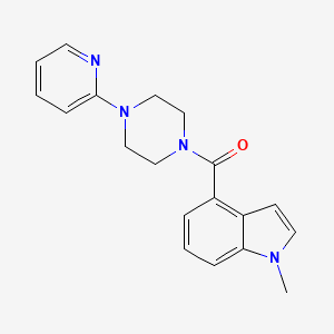 (1-methyl-1H-indol-4-yl)[4-(pyridin-2-yl)piperazin-1-yl]methanone