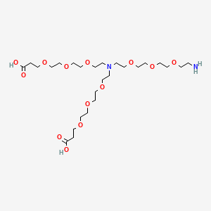 molecular formula C26H52N2O13 B609413 N-(Amino-peg3)-n-bis(peg3-acid) CAS No. 2055042-59-4