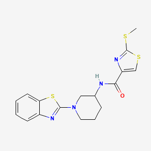 N-[1-(1,3-benzothiazol-2-yl)-3-piperidinyl]-2-(methylthio)-1,3-thiazole-4-carboxamide