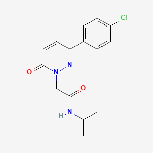 2-[3-(4-chlorophenyl)-6-oxo-1(6H)-pyridazinyl]-N~1~-isopropylacetamide