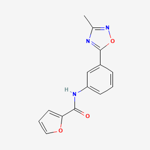 N-[3-(3-methyl-1,2,4-oxadiazol-5-yl)phenyl]-2-furamide