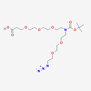 molecular formula C20H38N4O9 B609432 N-(Azido-PEG2)-N-Boc-PEG3-acid CAS No. 2086689-01-0