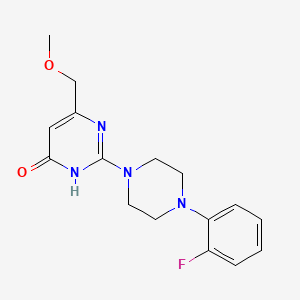 2-[4-(2-Fluorophenyl)piperazin-1-yl]-6-(methoxymethyl)pyrimidin-4-ol