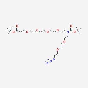 molecular formula C26H50N4O10 B609437 N-(Azido-PEG2)-N-Boc-PEG4-Boc CAS No. 2093153-83-2
