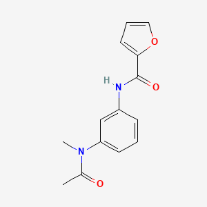 N-{3-[acetyl(methyl)amino]phenyl}-2-furamide