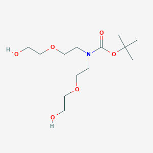 molecular formula C13H27NO6 B609468 N-Boc-N-bis(PEG1-OH) CAS No. 275385-03-0