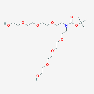 molecular formula C21H43NO10 B609471 N-Boc-N-bis(PEG3-OH) CAS No. 2093154-01-7