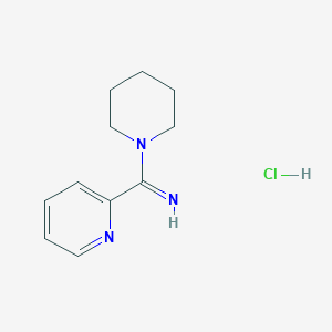 1-(1-piperidinyl)-1-(2-pyridinyl)methanimine hydrochloride