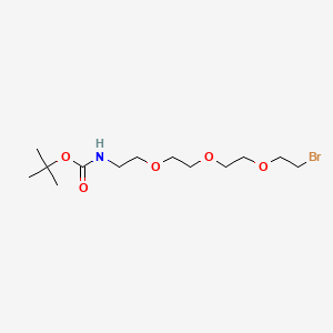 molecular formula C13H26BrNO5 B609476 tert-Butyl (2-(2-(2-(2-bromoethoxy)ethoxy)ethoxy)ethyl)carbamate CAS No. 1076199-21-7