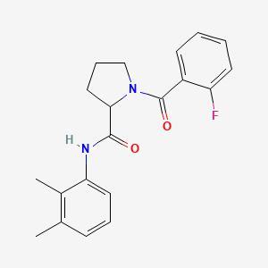 N-(2,3-dimethylphenyl)-1-(2-fluorobenzoyl)prolinamide