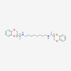 N,N'-bis[1-(2,3-dihydro-1,4-benzodioxin-3-yl)ethyl]octane-1,8-diamine