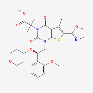 molecular formula C28H31N3O8S B609510 Firsocostat CAS No. 1434635-54-7
