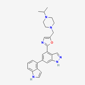 molecular formula C26H28N6O B609524 Nemiralisib CAS No. 1254036-71-9