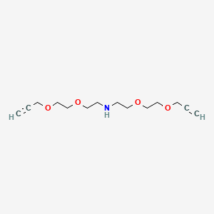 molecular formula C14H23NO4 B609556 NH-bis(PEG2-propargyl) CAS No. 2100306-83-8