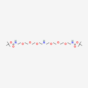 molecular formula C26H53N3O10 B609559 NH-bis(PEG3-Boc) CAS No. 2055024-51-4