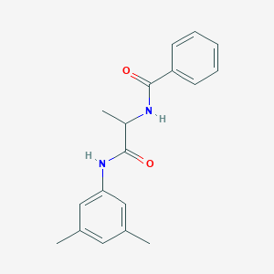 N-{2-[(3,5-dimethylphenyl)amino]-1-methyl-2-oxoethyl}benzamide