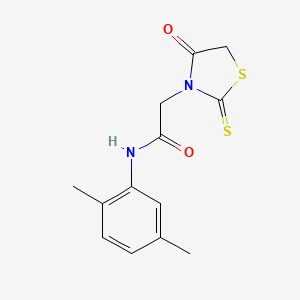 N-(2,5-dimethylphenyl)-2-(4-oxo-2-thioxo-1,3-thiazolidin-3-yl)acetamide