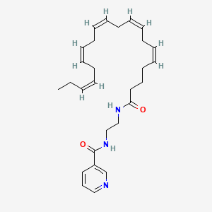 molecular formula C28H39N3O2 B609574 Nicodicosapent CAS No. 1269181-69-2