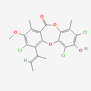 molecular formula C20H20Cl3O5 B609578 Nidulin CAS No. 10089-10-8