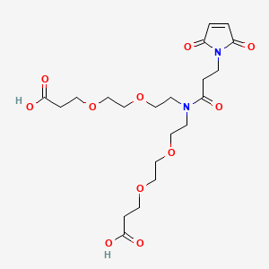 molecular formula C21H32N2O11 B609591 N-Mal-N-bis(PEG2-acid) CAS No. 2110449-02-8