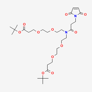 molecular formula C29H48N2O11 B609595 N-Mal-N-bis(PEG2-t-butyl ester) CAS No. 2100306-51-0