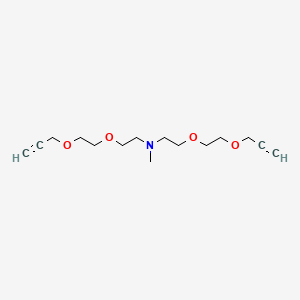 molecular formula C15H25NO4 B609601 N-Me-N-bis(PEG2-propargyl) CAS No. 1835759-84-6