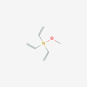 molecular formula C7H12OSi B060962 Trivinylmethoxysilane CAS No. 193828-96-5