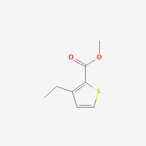 molecular formula C8H10O2S B060963 Methyl 3-ethylthiophene-2-carboxylate CAS No. 189331-46-2
