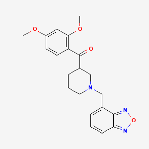 [1-(2,1,3-benzoxadiazol-4-ylmethyl)-3-piperidinyl](2,4-dimethoxyphenyl)methanone