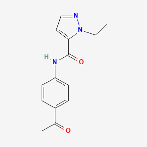 N-(4-acetylphenyl)-1-ethyl-1H-pyrazole-5-carboxamide