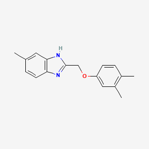 2-[(3,4-dimethylphenoxy)methyl]-5-methyl-1H-benzimidazole