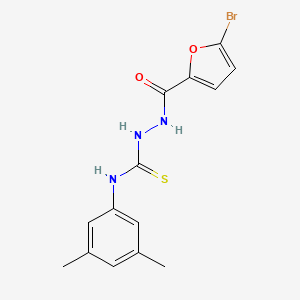 2-(5-bromo-2-furoyl)-N-(3,5-dimethylphenyl)hydrazinecarbothioamide