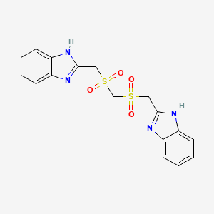 2,2'-[methylenebis(sulfonylmethylene)]bis-1H-benzimidazole