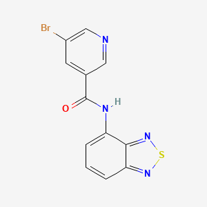 N-(2,1,3-benzothiadiazol-4-yl)-5-bromopyridine-3-carboxamide