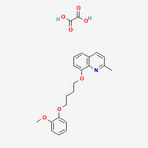 8-[4-(2-methoxyphenoxy)butoxy]-2-methylquinoline oxalate