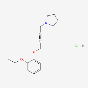 1-[4-(2-Ethoxyphenoxy)but-2-ynyl]pyrrolidine;hydrochloride