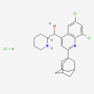 molecular formula C25H31Cl3N2O B609658 NSC305787 (hydrochloride) CAS No. 53868-26-1