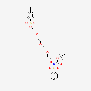 molecular formula C27H39NO11S2 B609675 Tos-氨氧-Boc-PEG4-Tos CAS No. 1817735-42-4