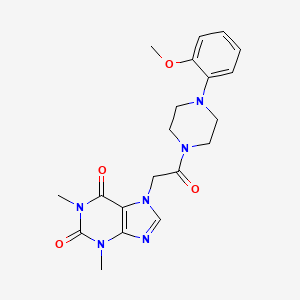 7-{2-[4-(2-methoxyphenyl)piperazin-1-yl]-2-oxoethyl}-1,3-dimethyl-3,7-dihydro-1H-purine-2,6-dione