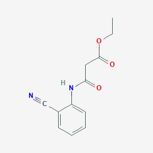 ethyl 3-[(2-cyanophenyl)amino]-3-oxopropanoate