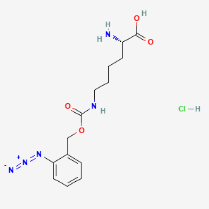 molecular formula C14H20ClN5O4 B609700 OABK 盐酸盐 CAS No. 1984862-48-7