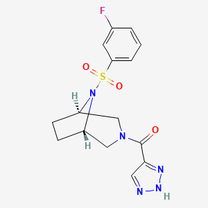 molecular formula C15H16FN5O3S B609705 Unii-29714ZC6VZ CAS No. 2160582-57-8