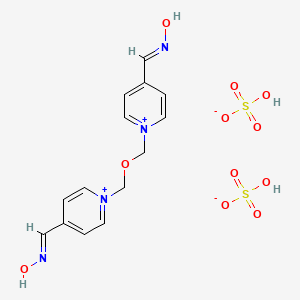 molecular formula C14H16N4O10S2 B609706 Obidoxime sulfate CAS No. 73840-43-4