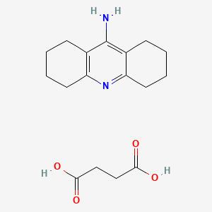 molecular formula C17H24N2O4 B609708 琥珀酸八氢氨基吖啶 CAS No. 866245-79-6