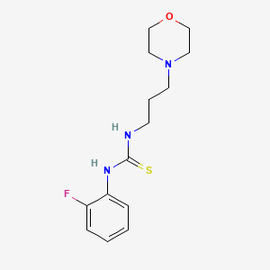 molecular formula C14H20FN3OS B6097151 1-(2-Fluorophenyl)-3-[3-(morpholin-4-yl)propyl]thiourea 