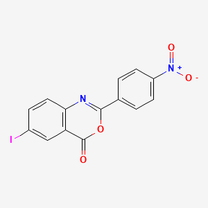 6-iodo-2-(4-nitrophenyl)-4H-3,1-benzoxazin-4-one