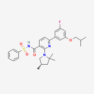 molecular formula C29H34FN3O4S B609726 Olacaftor CAS No. 1897384-89-2